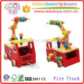 2015 Neue Kinder Spielzeug Holz Feuer LKW, Lovely Design Kinder spielen Feuer LKW Spielzeug